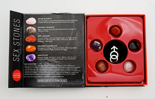 ntimacy gemstone collection with instruction guide and crystal glossary