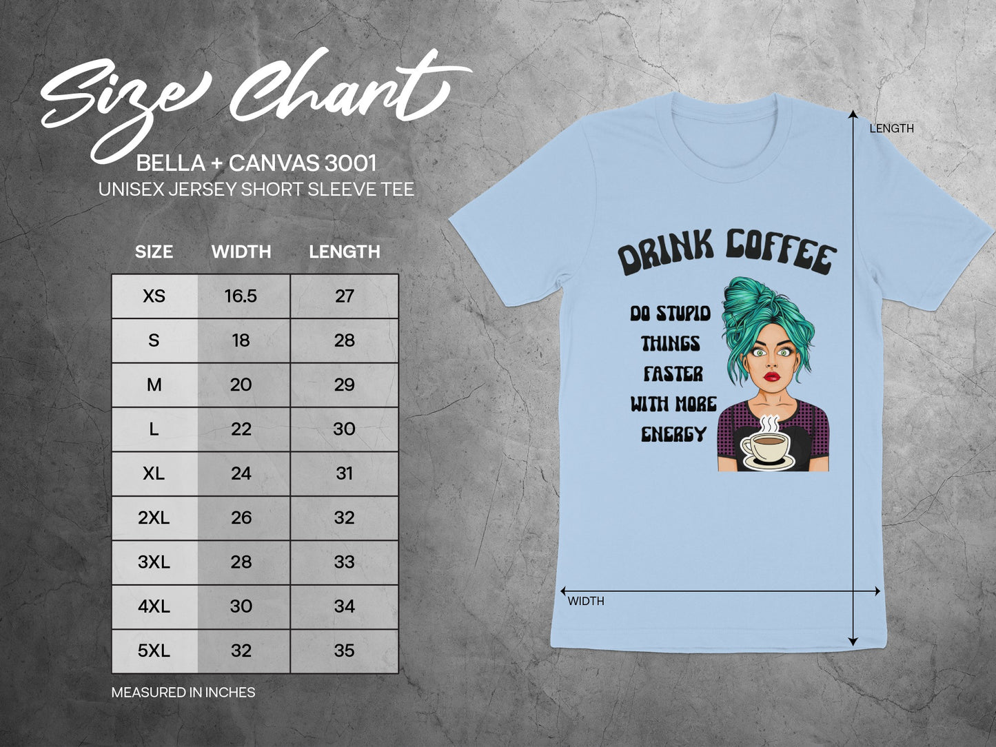 Drink Coffee Funny Graphic Unisex Jersey Short Sleeve Tee