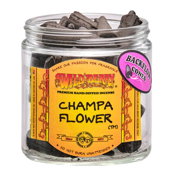 Backflow Incense Cones – 5 Pack (Champa Flower)