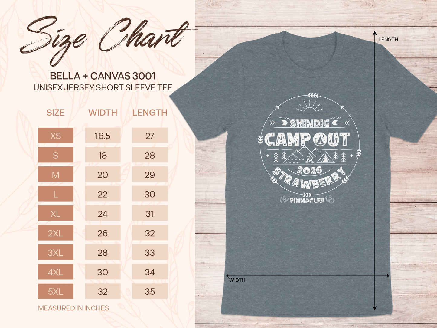 Shindig Camp Out Strawberry 2026 Unisex Jersey Short Sleeve Tee