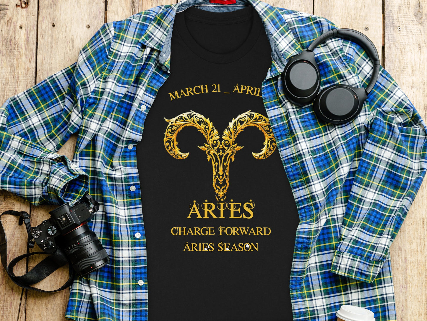 Aries Season Charge Forward Zodiac Sign T-shirt