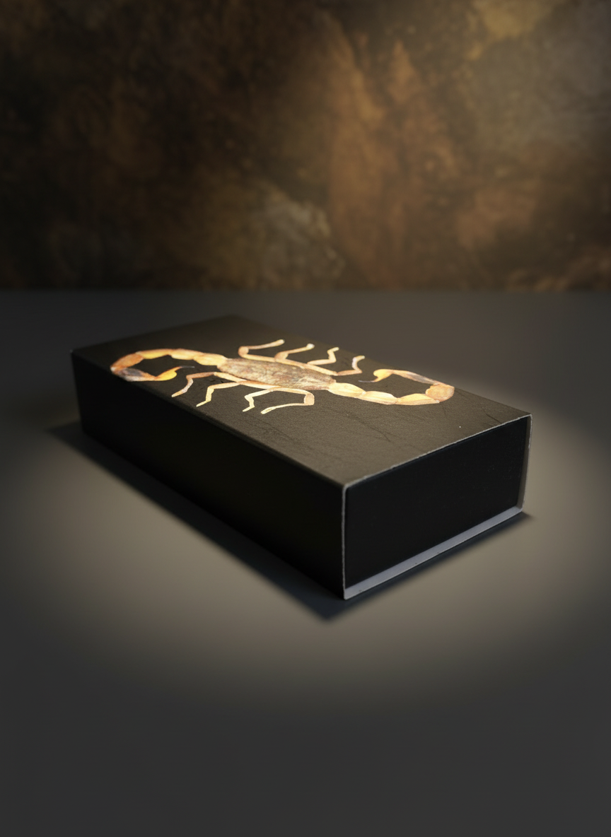 Enhanced amber scorpion photo 3 - alternate angle