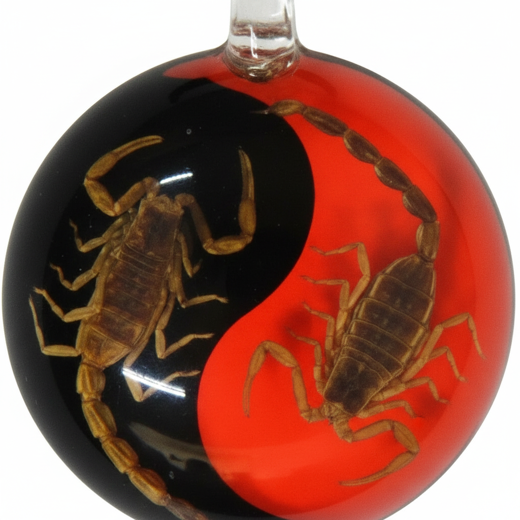 Scorpion Yin-Yang Necklace
