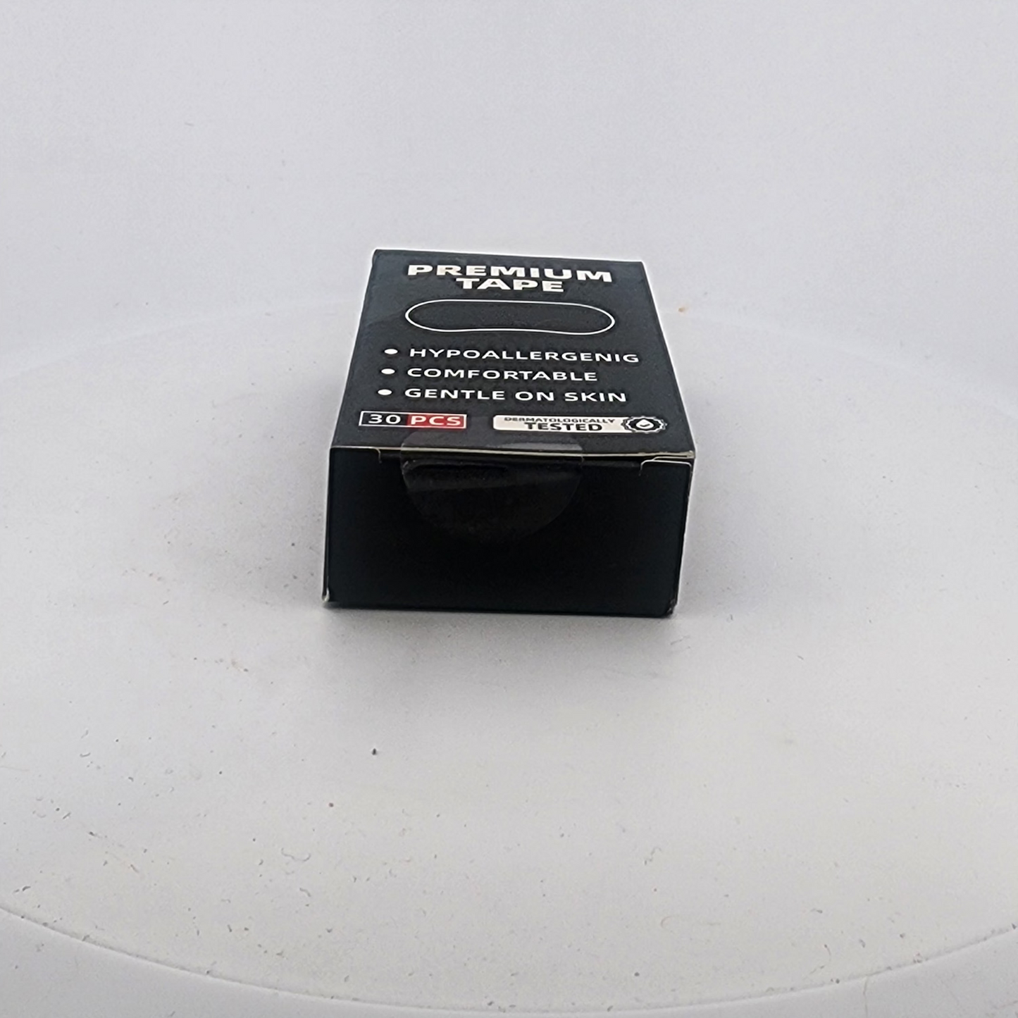 Black box labeled 'Premium Latex' on a white background