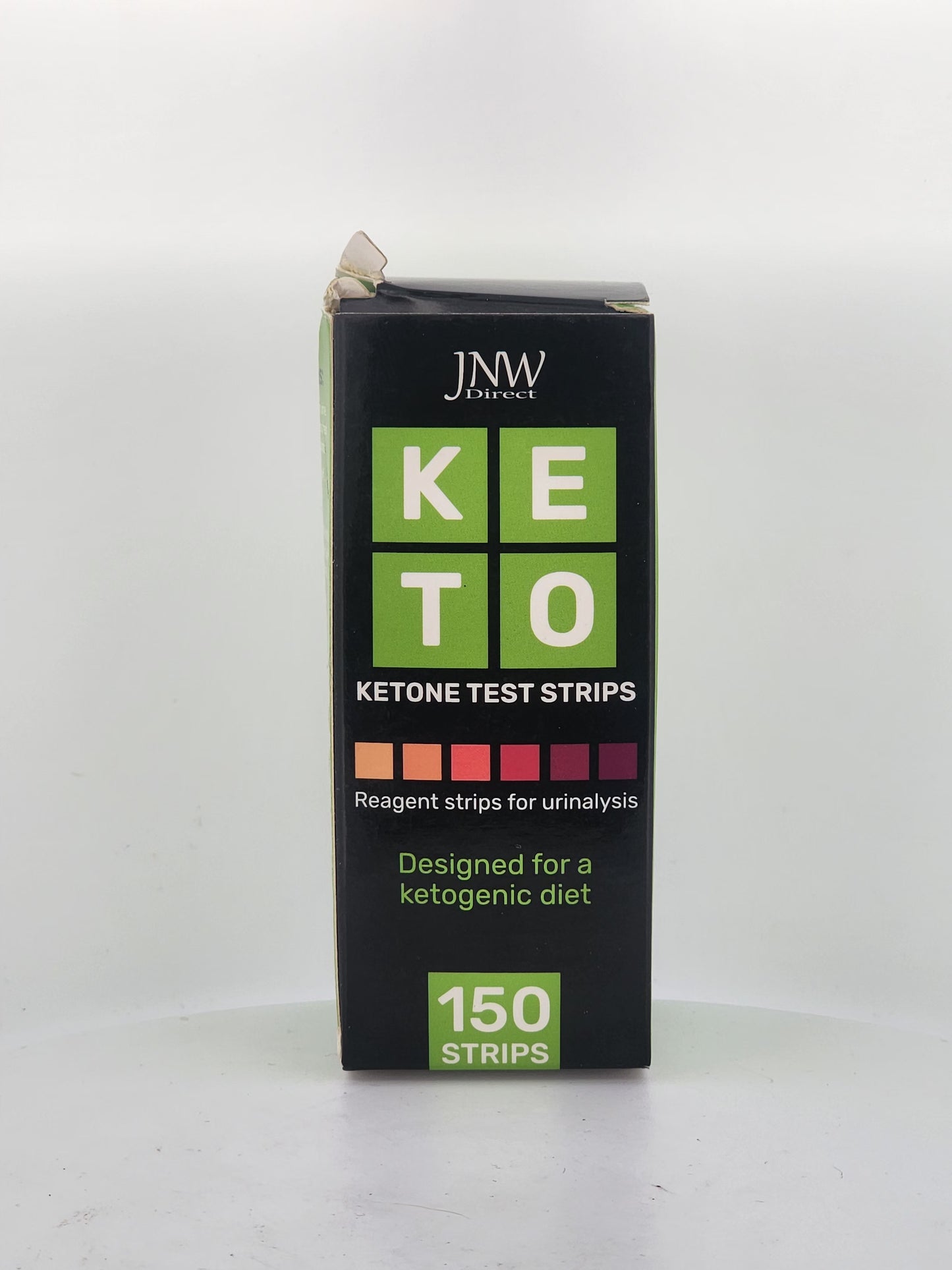 JNW Direct Ketone Test Strips - 150 Count for Keto Diet Urinalysis