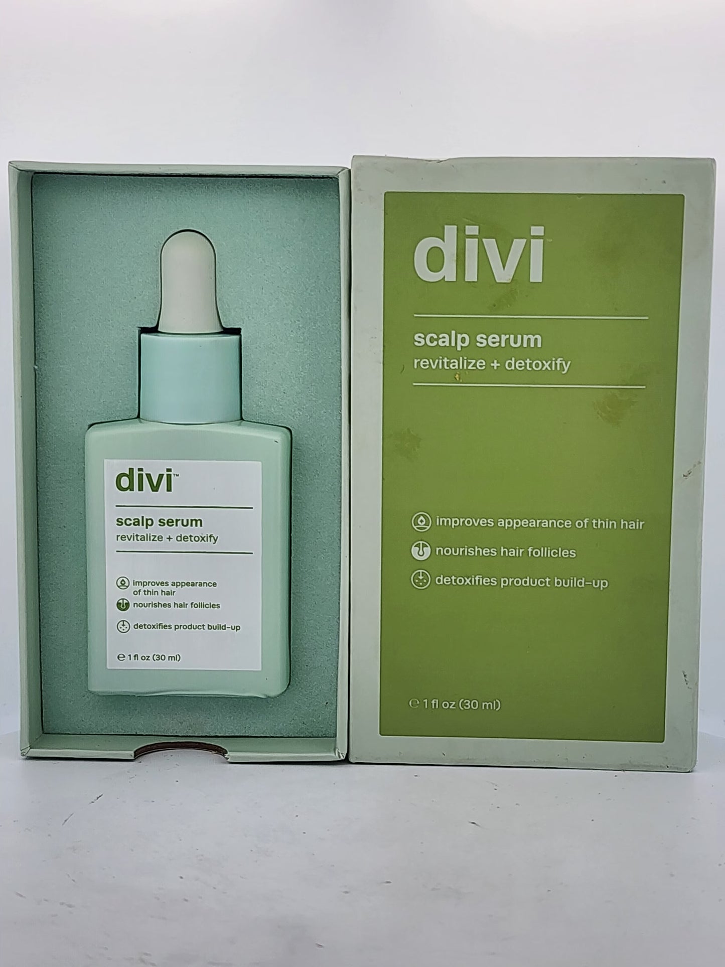Divi Scalp Serum Revitalize + Detoxify Hair Growth Treatment 1 fl oz