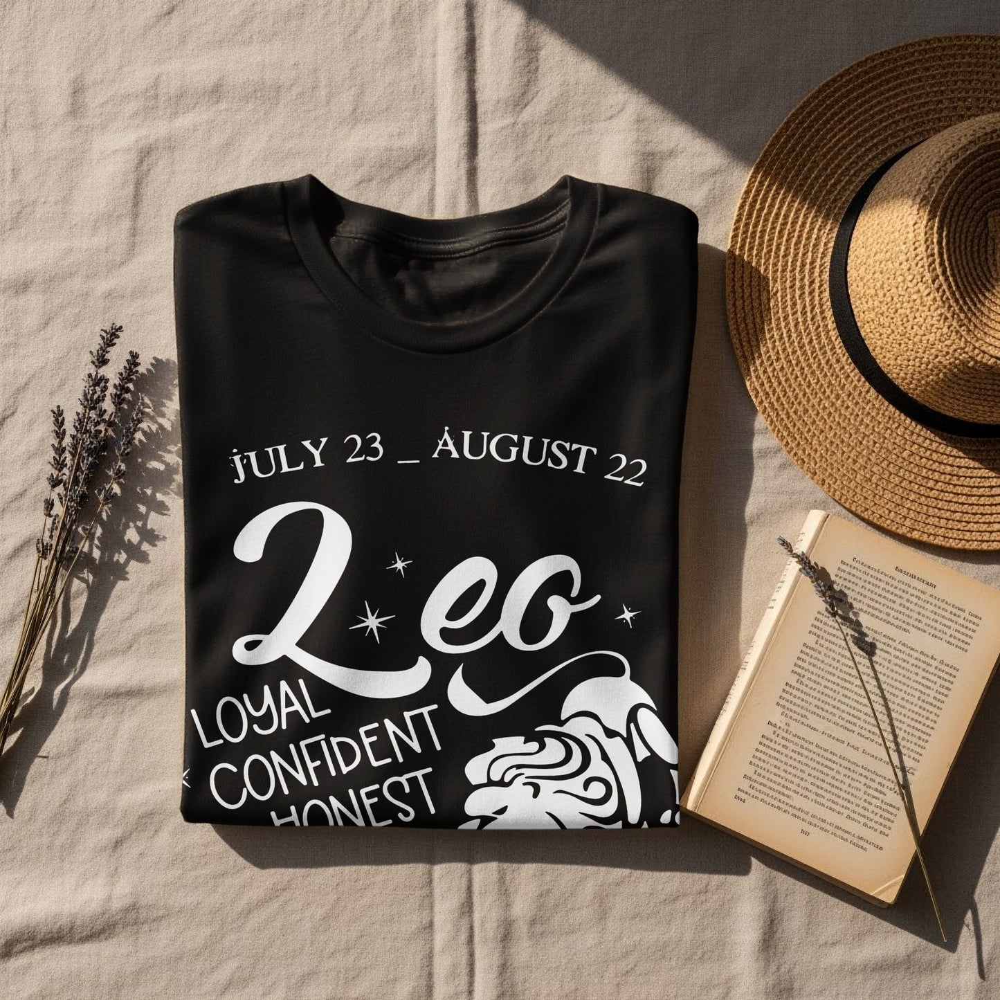 July 23 August 22 Leo Loyal Confident Honest T-shirt