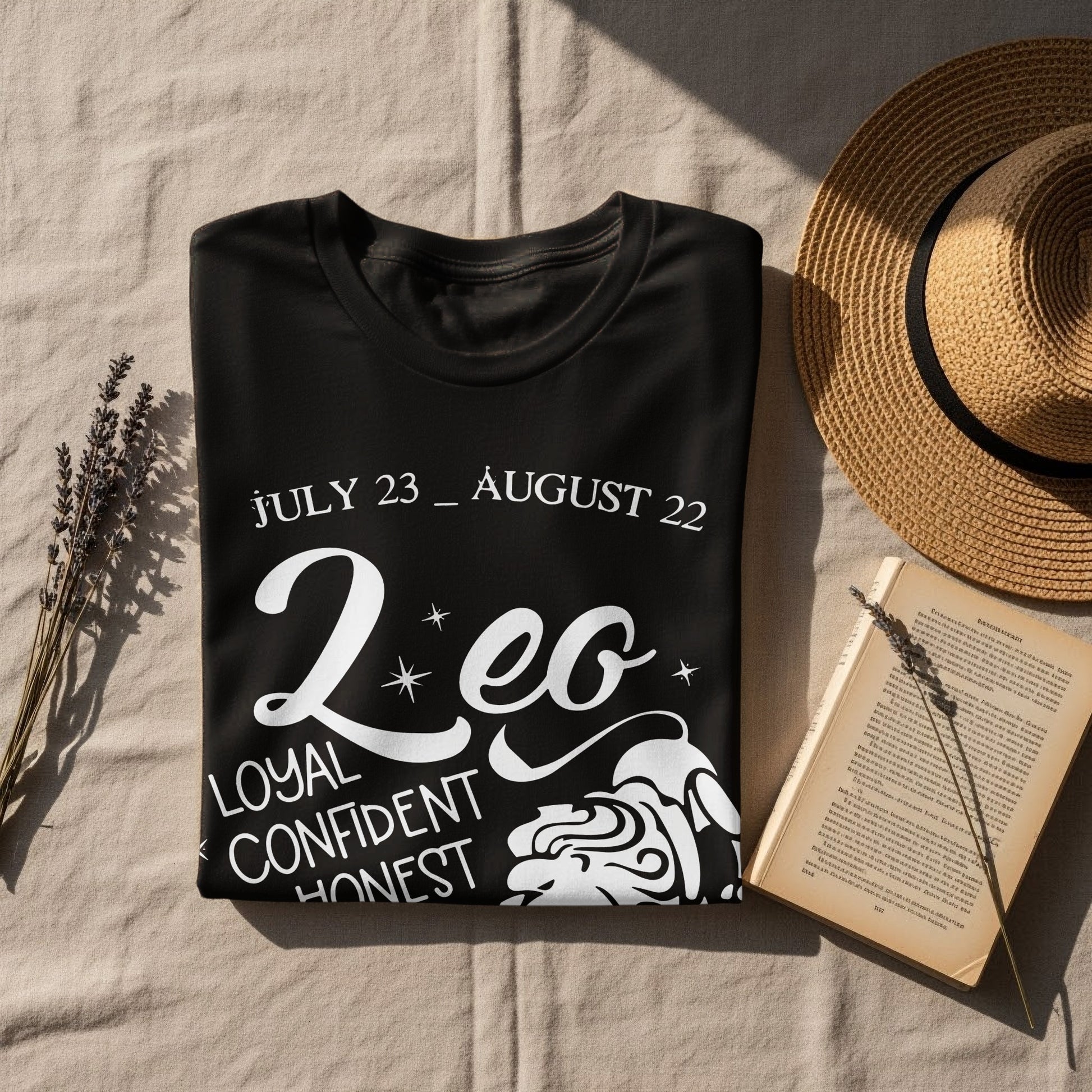 July 23 August 22 Leo Loyal Confident Honest T-shirt