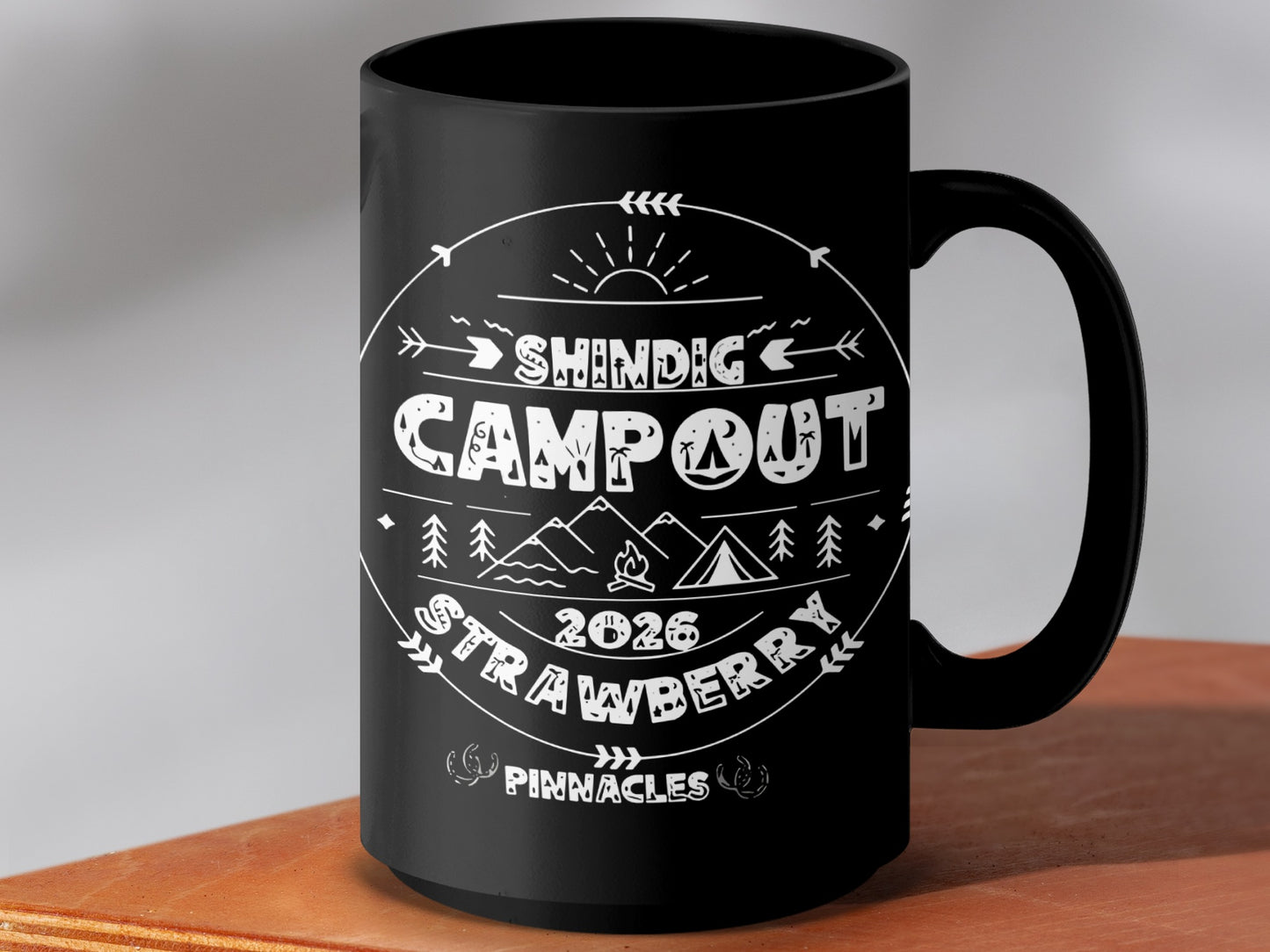 Shindig Campout 2026 Strawberry Pinnacles Mug