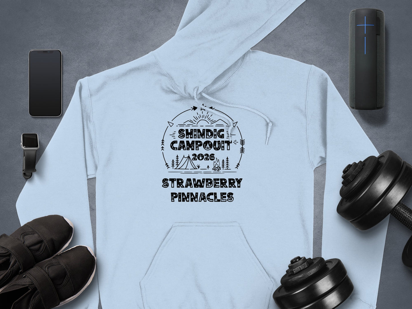 Shindig Campout 2023 Strawberry Pinnacles Hoodie