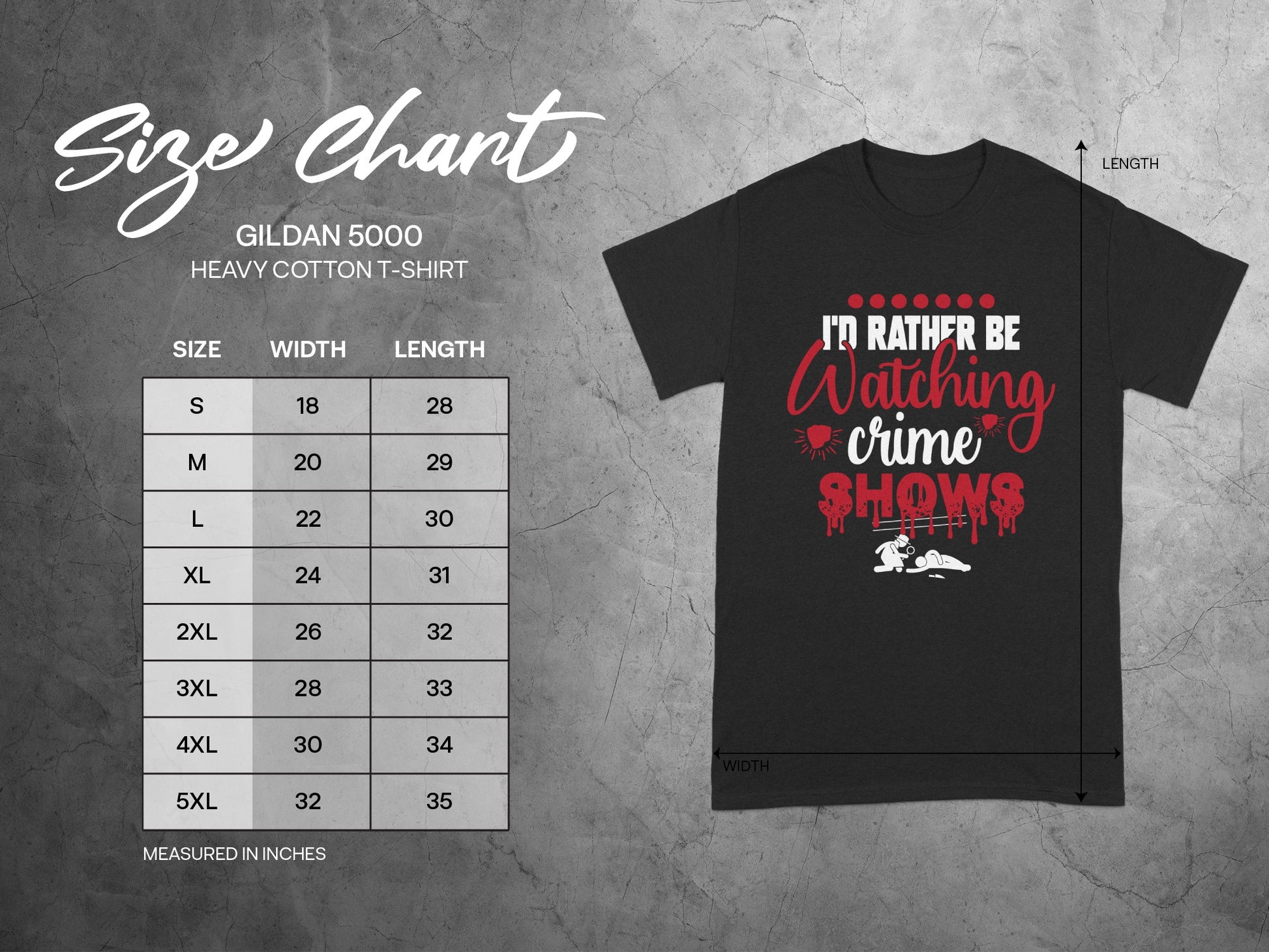 I'd Rather Be Watching Crime Shows T-Shirt
