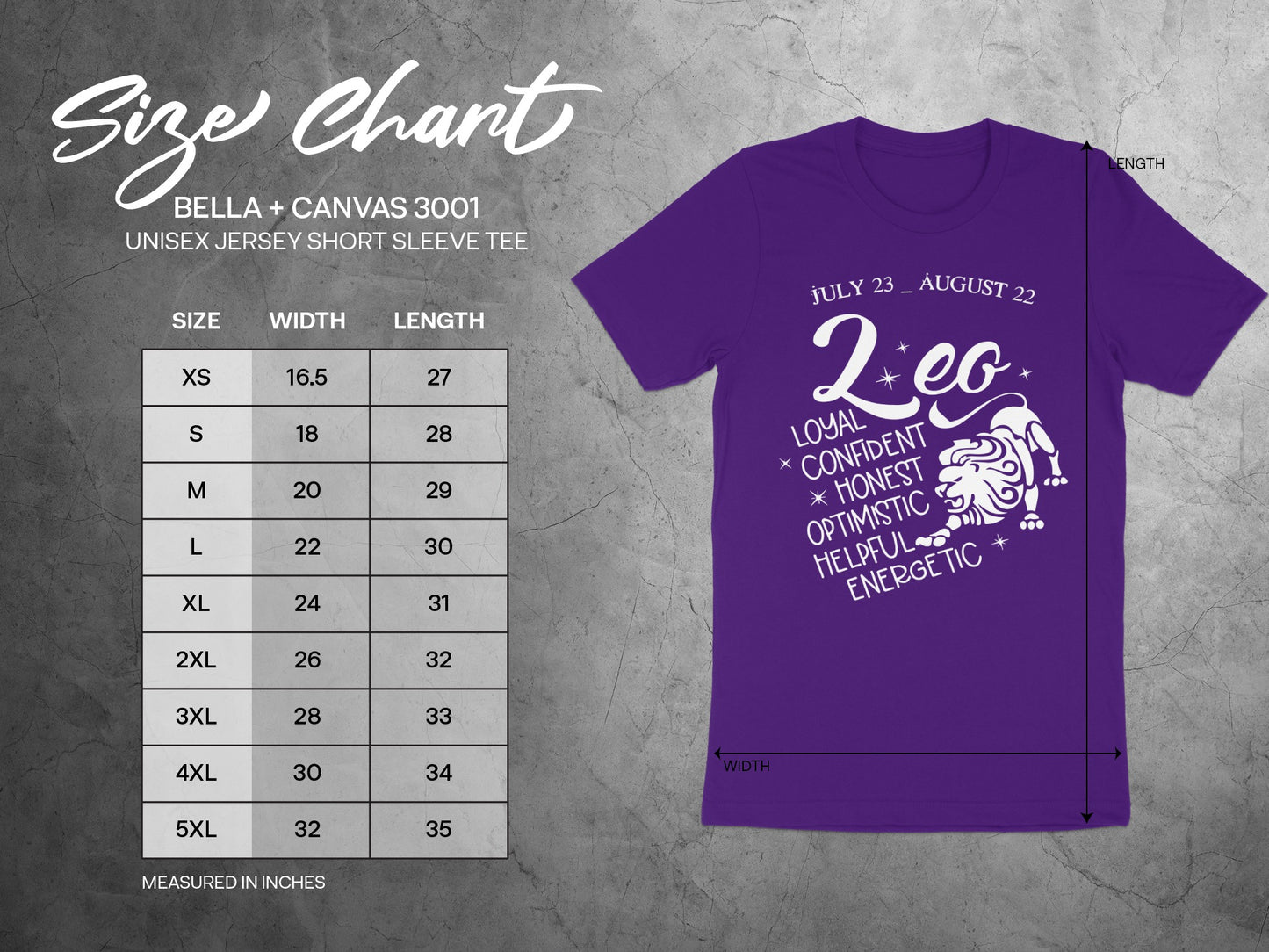 Leo Tee Loyal Confident Honest Energetic Short Sleeve Shirt