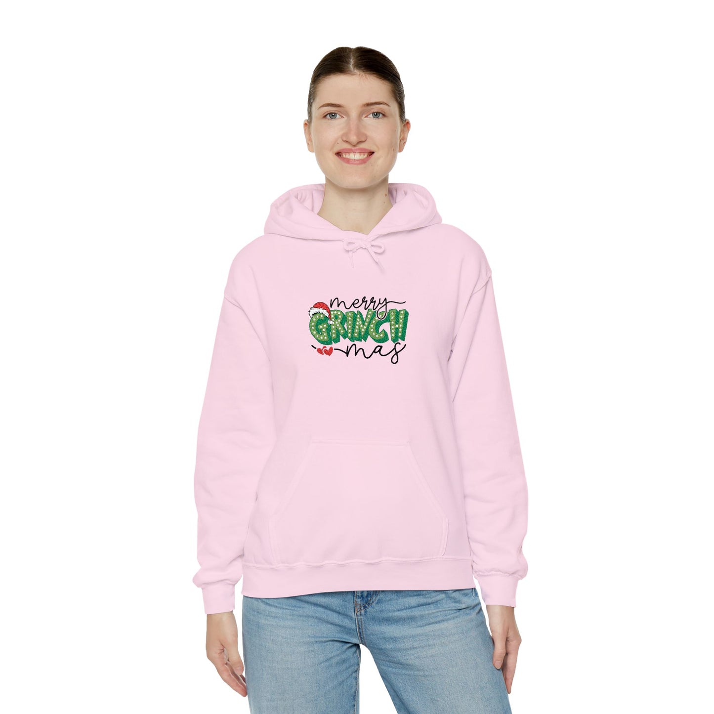 Merry Grinchmas Hoodie - Festive Green Grinch Christmas Sweatshirt - Unisex Holiday Gift