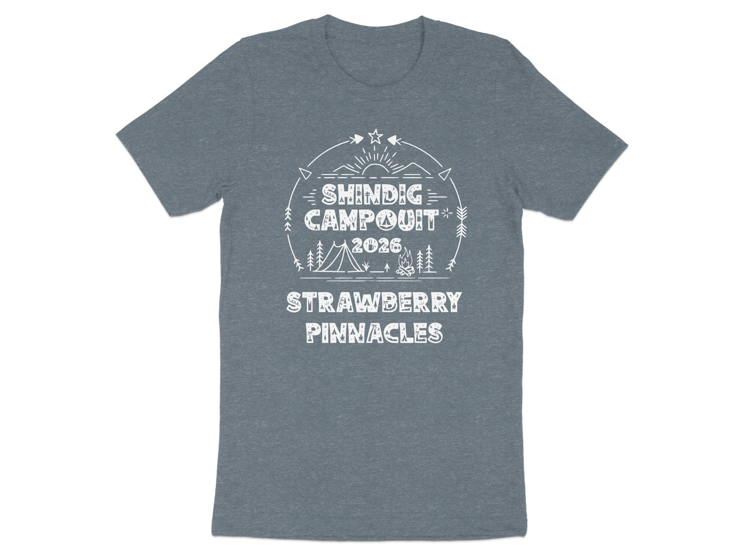 Shindig Campout 2026 Strawberry Pinnacles T-Shirt