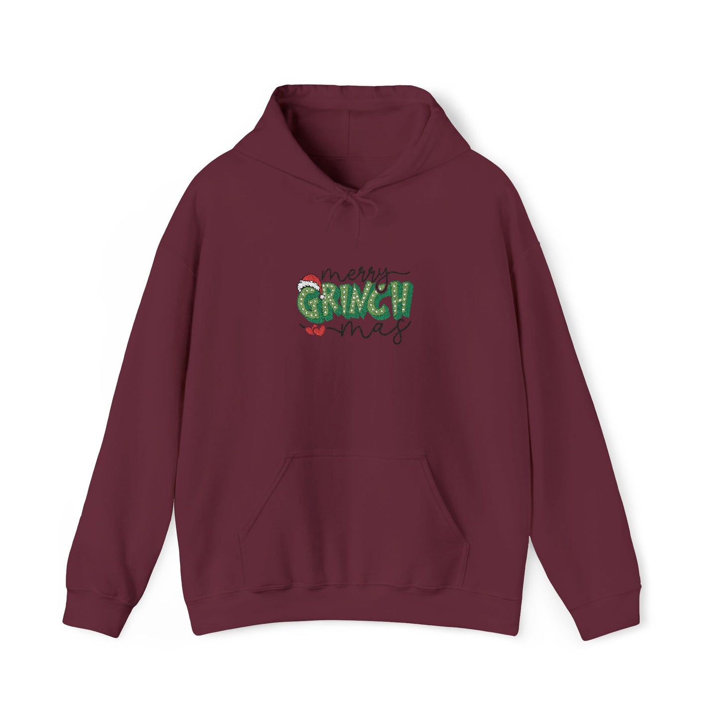 Merry Grinchmas Hoodie - Festive Green Grinch Christmas Sweatshirt - Unisex Holiday Gift