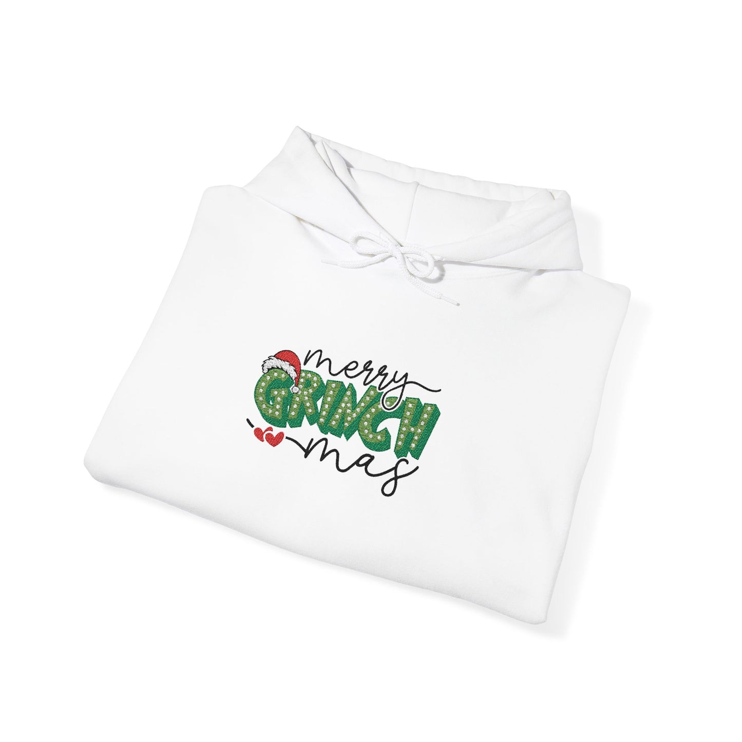 Merry Grinchmas Hoodie - Festive Green Grinch Christmas Sweatshirt - Unisex Holiday Gift