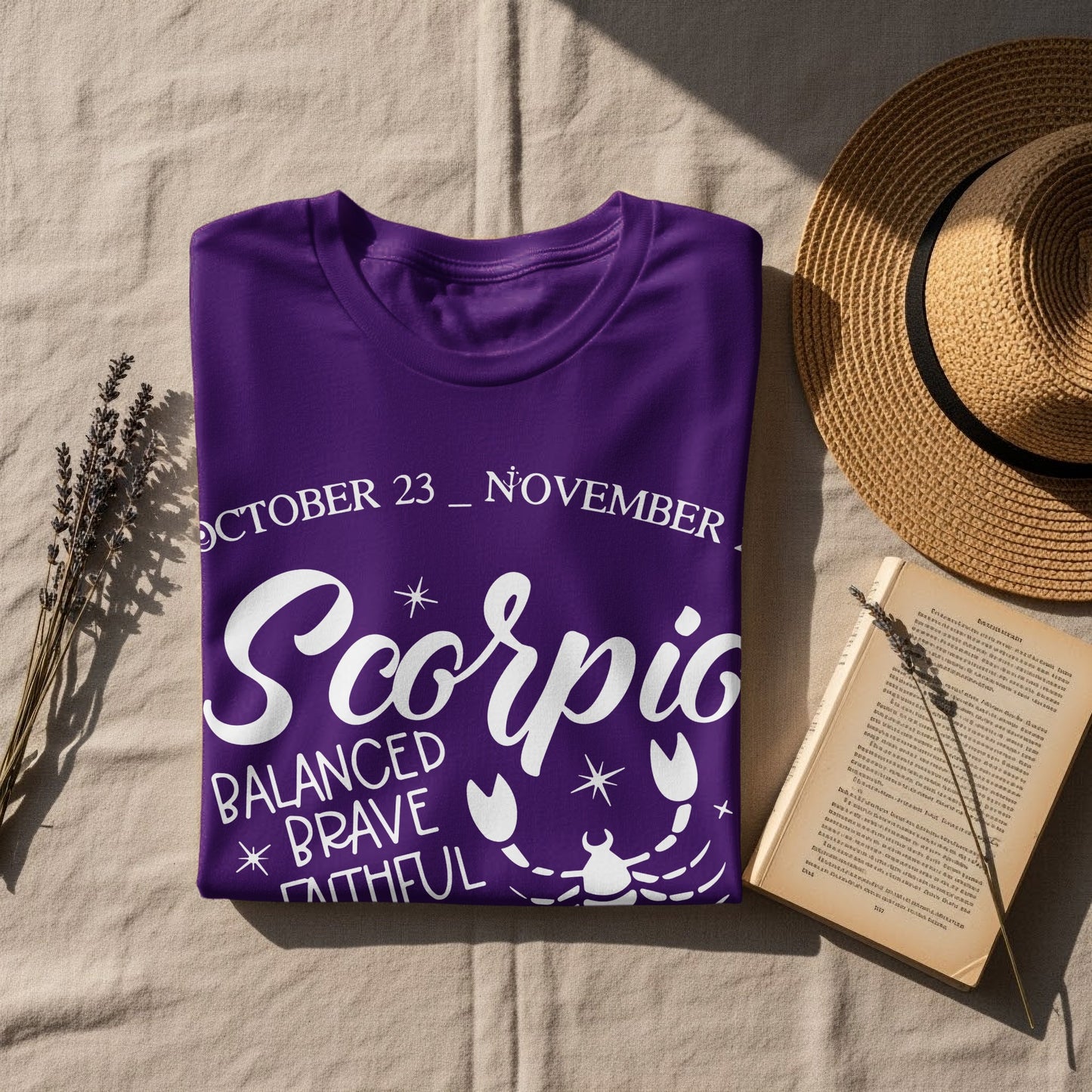 Scorpio Balanced Brave Faithful Zodiac Sign Shirt