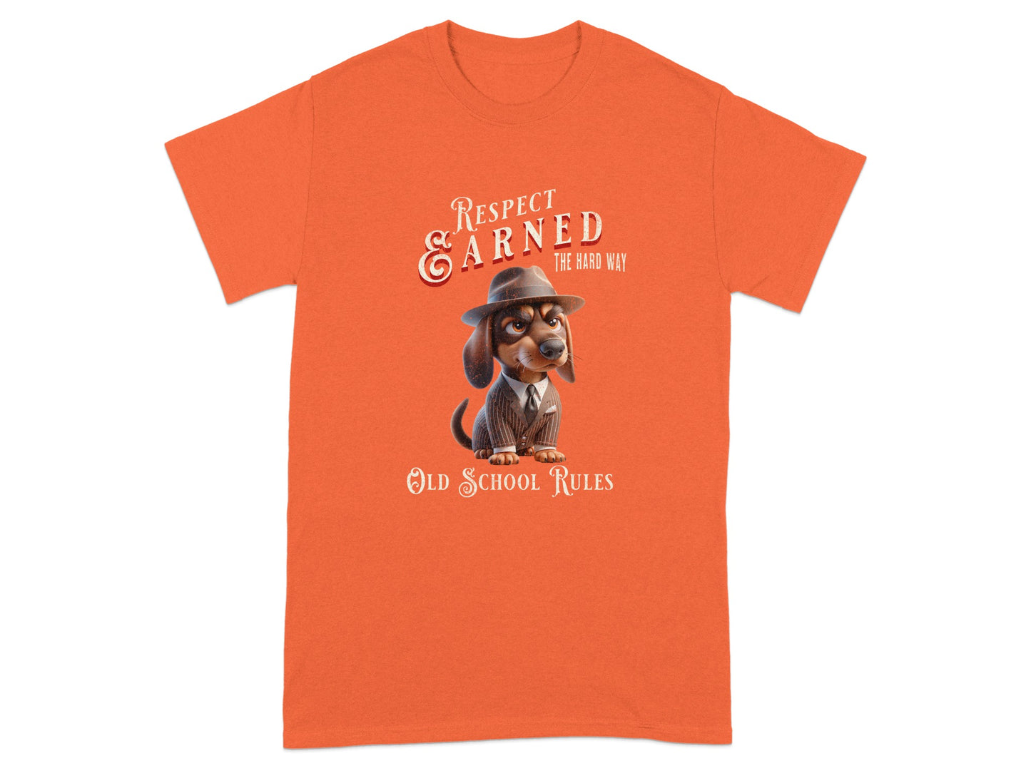 Respect EARNED THE HARD WAY Dog OLD SCHOOL RULES product type