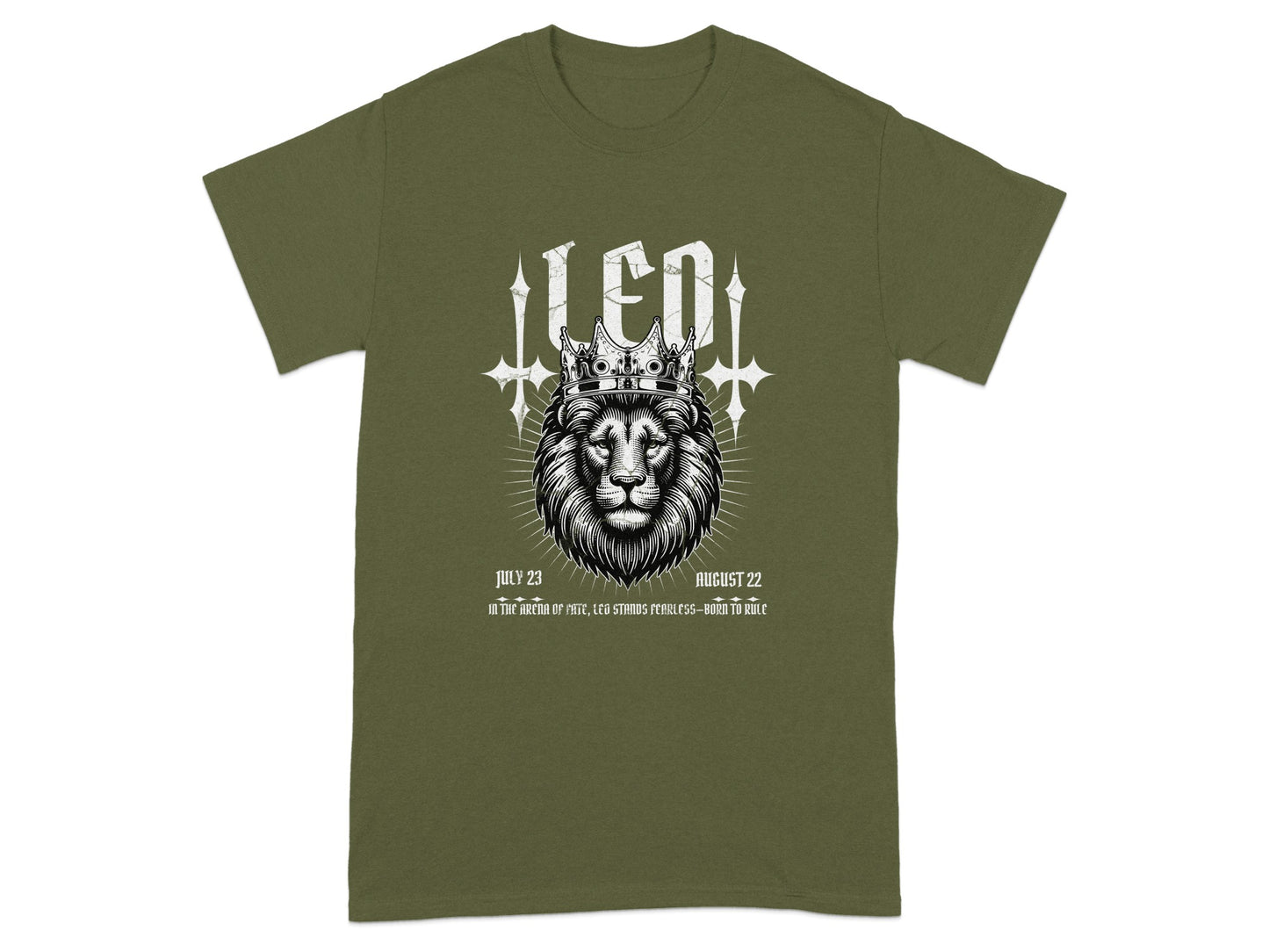 Leo King Lion Crown Born To Rule Zodiac product type