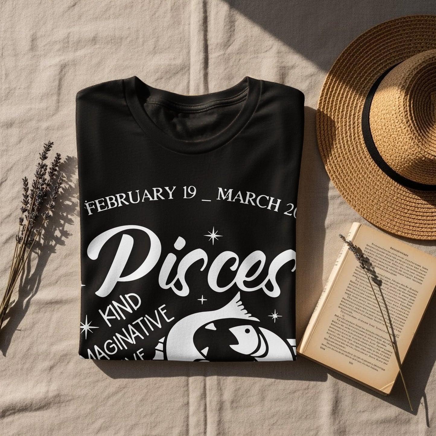 Pisces Zodiac Sign February 19 - March 20 T-shirt