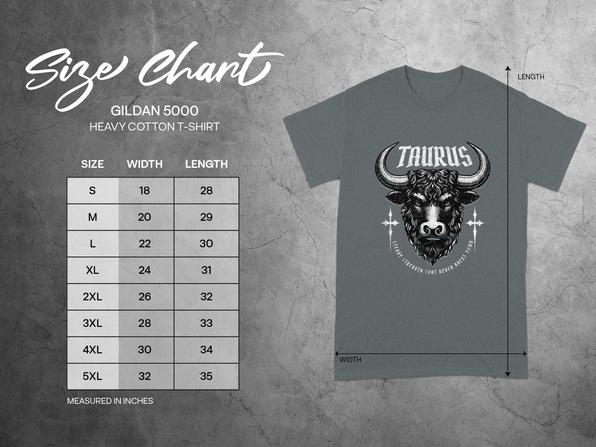 TAURUS STEADY STRENGTH THAT NEVER BACKS DOWN product type