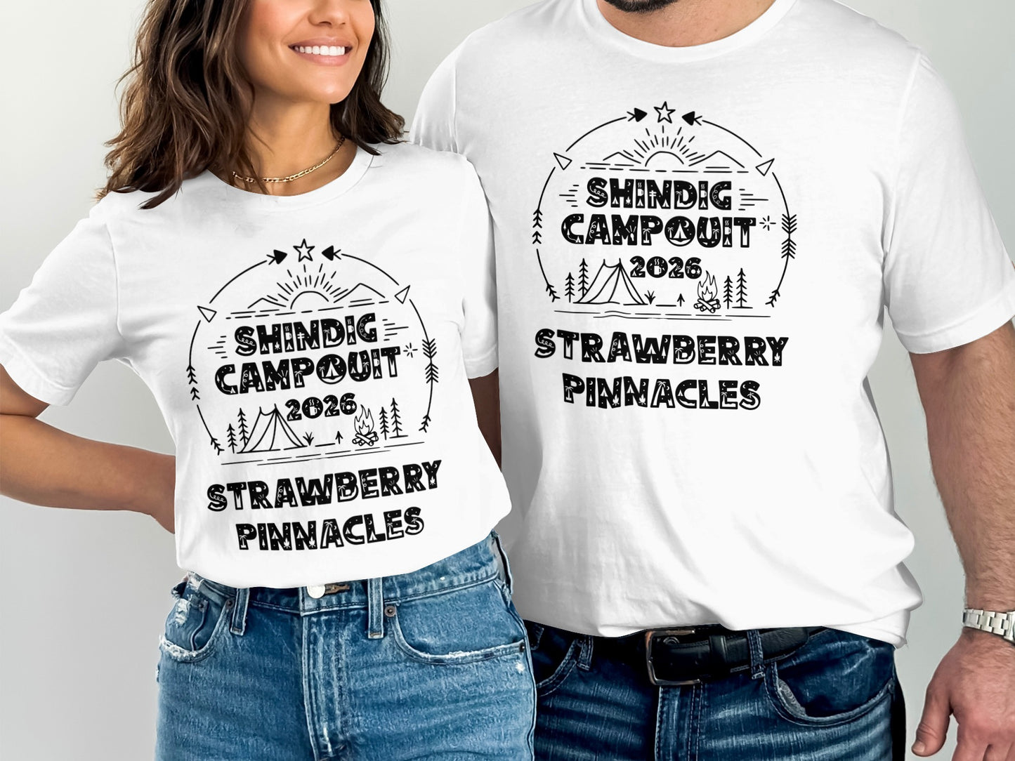 Shindig Campout 2026 Strawberry Pinnacles t-shirt