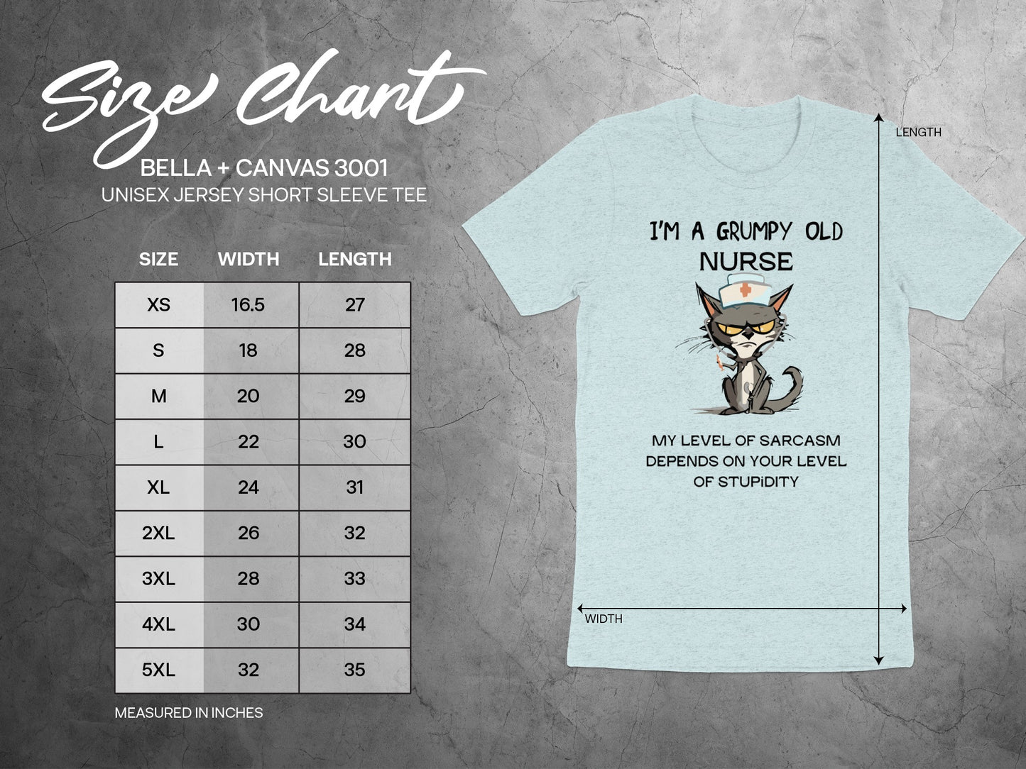 I'm a Grumpy Old Nurse Level of Sarcasm T-Shirt