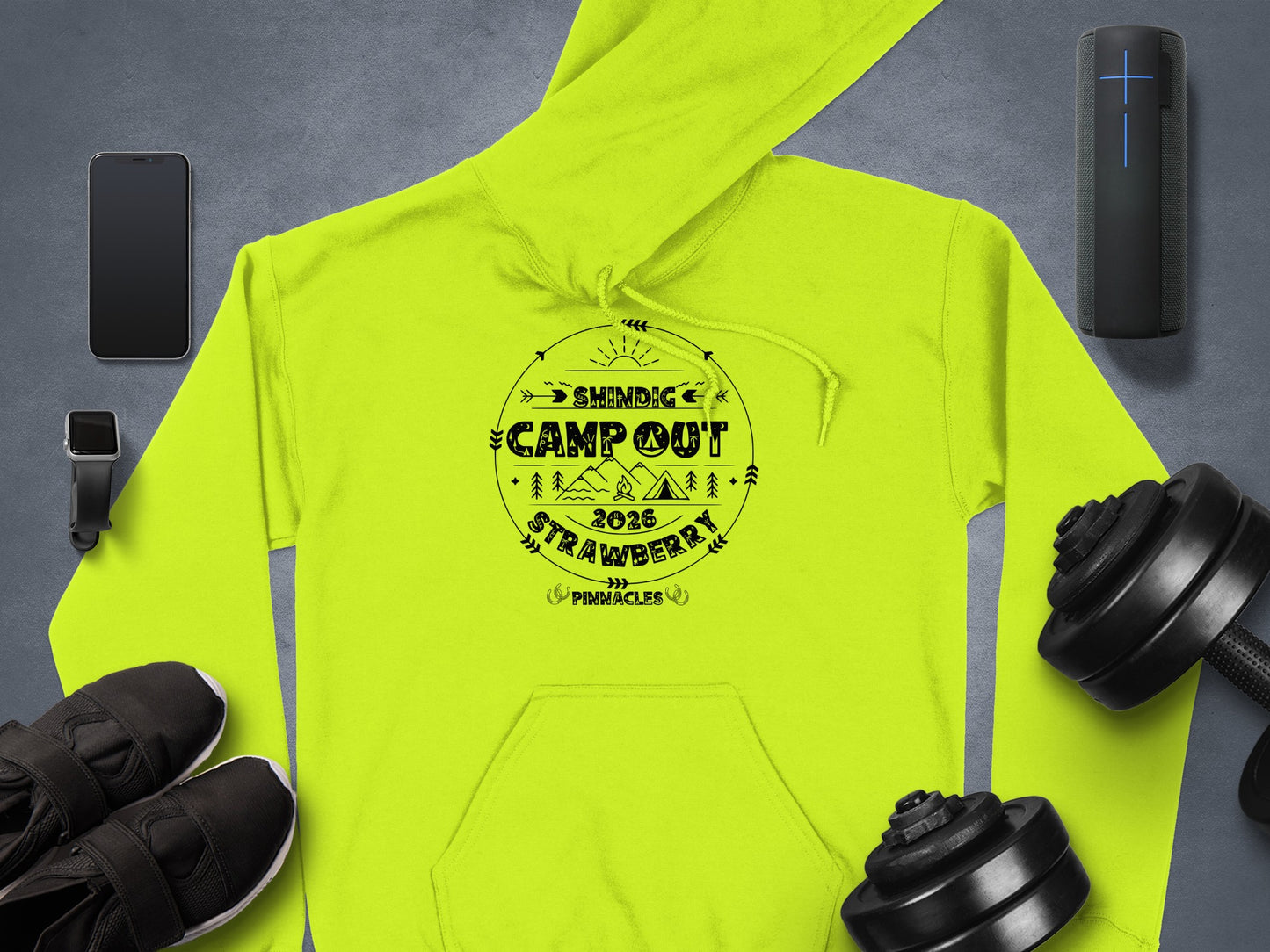 Shindig Campout 2023 Strawberry Pinnacles Hoodie