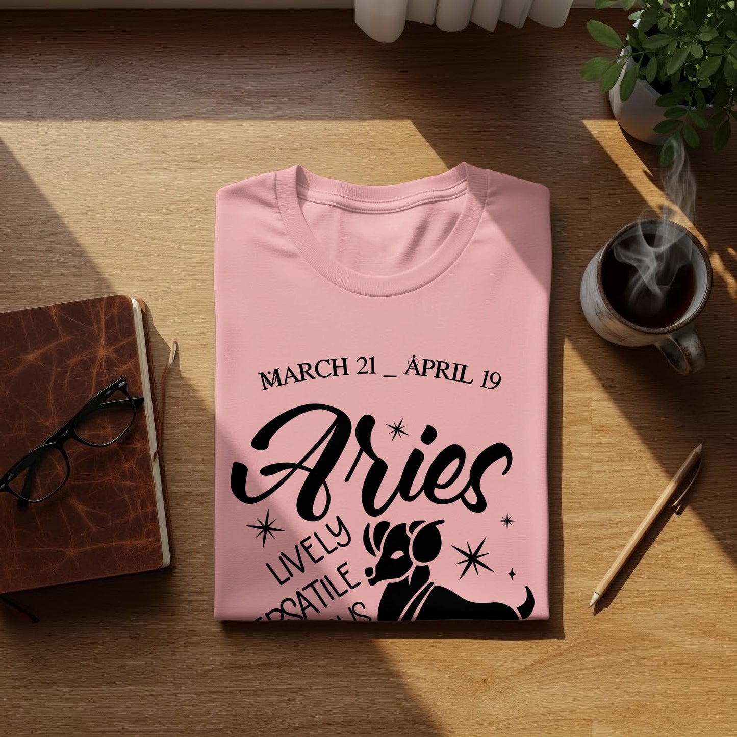 Aries Zodiac Sign March 21 - April 19 T-shirt