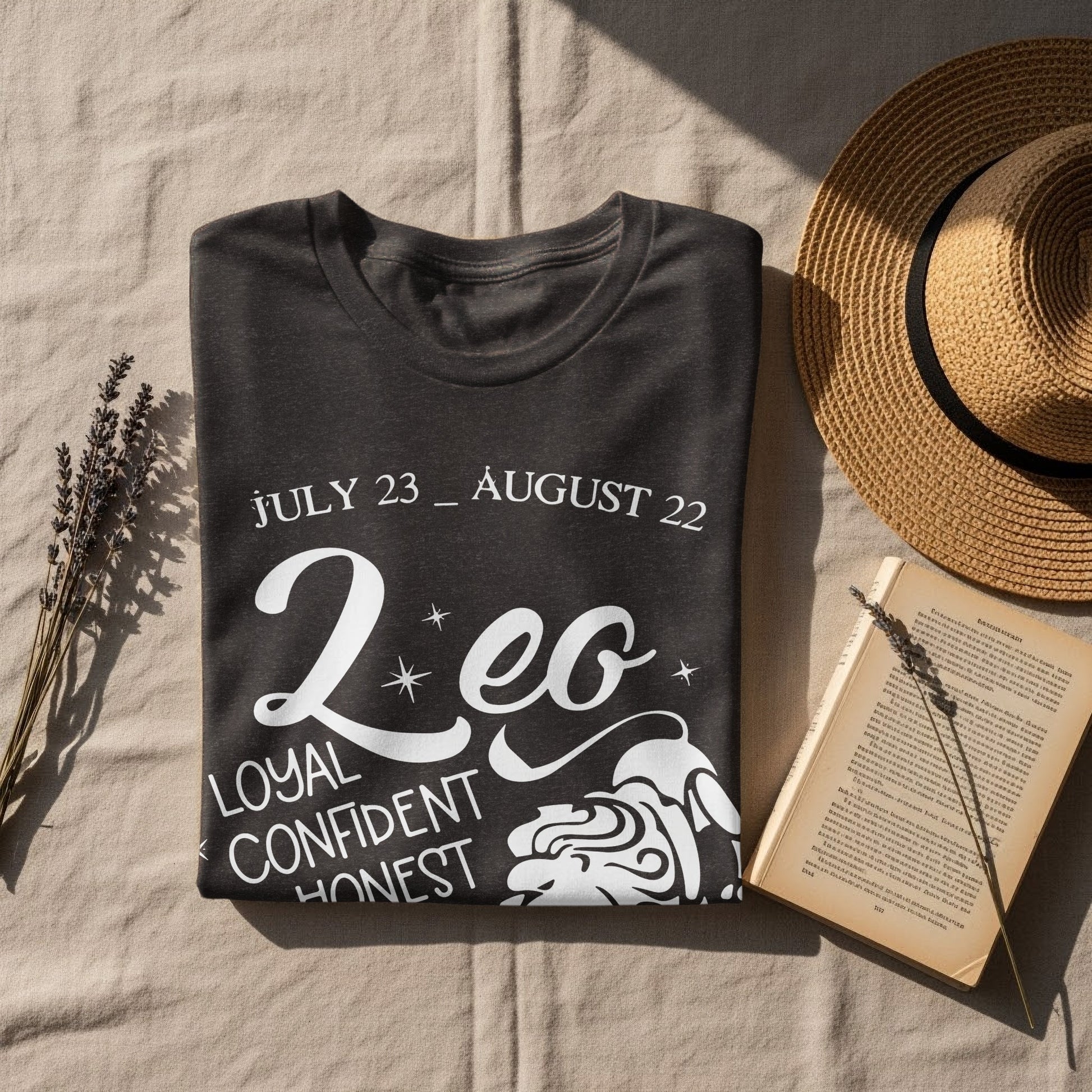 July 23 August 22 Leo Loyal Confident Honest Tee