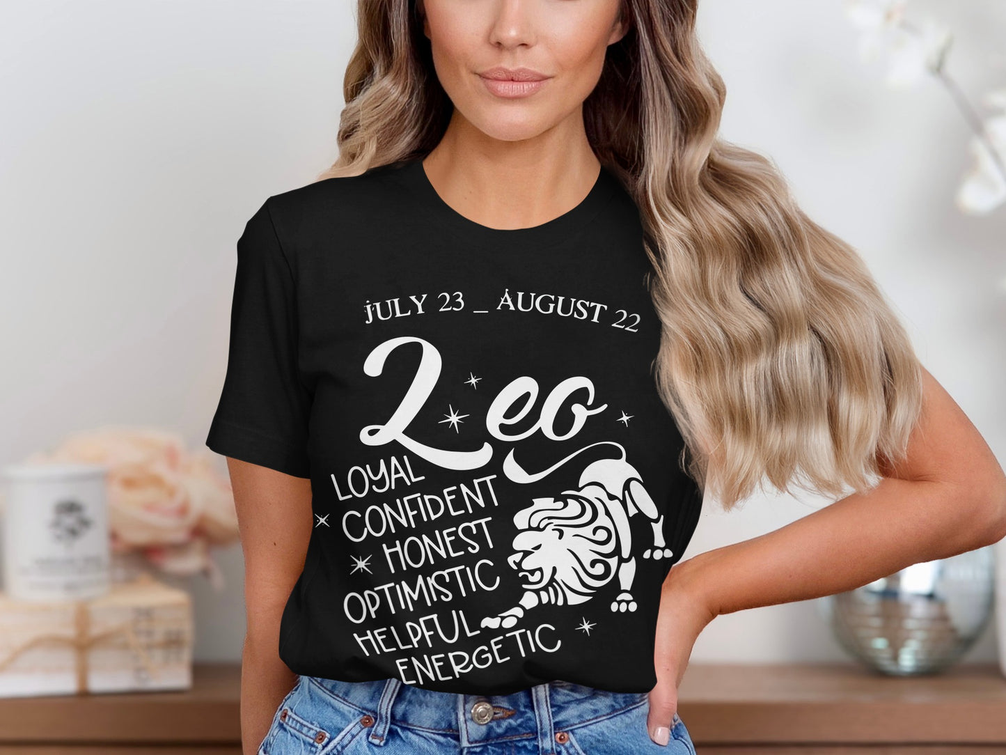 Leo Zodiac Sign July 23 - August 22 Attributes Shirt