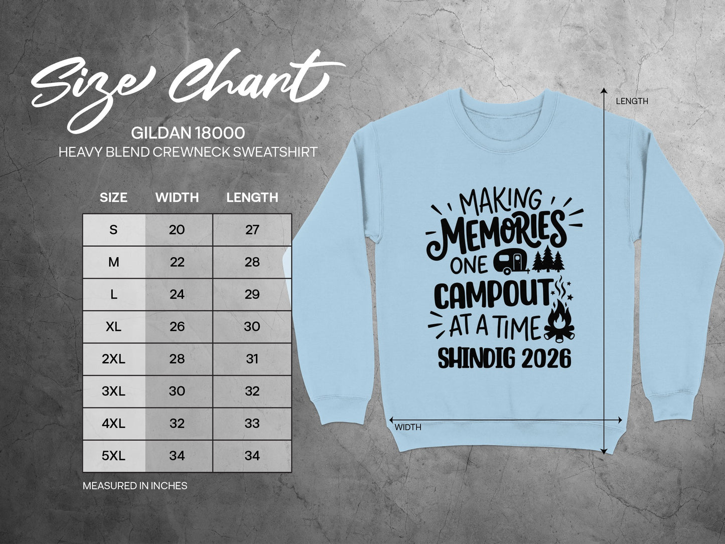 Making Memories One Campout At A Time Shindig 2026 Product
