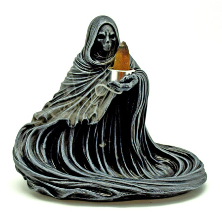 Reaper Backflow Incense Burner - Grim Reaper Gothic Décor 7"