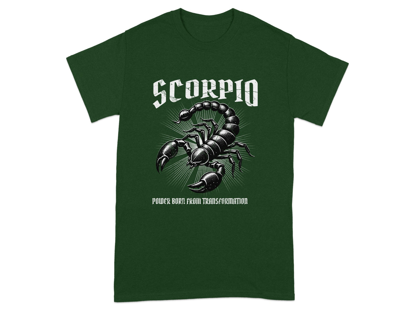 SCORPIO Zodiac Sign Power Born From Transformation T-Shirt