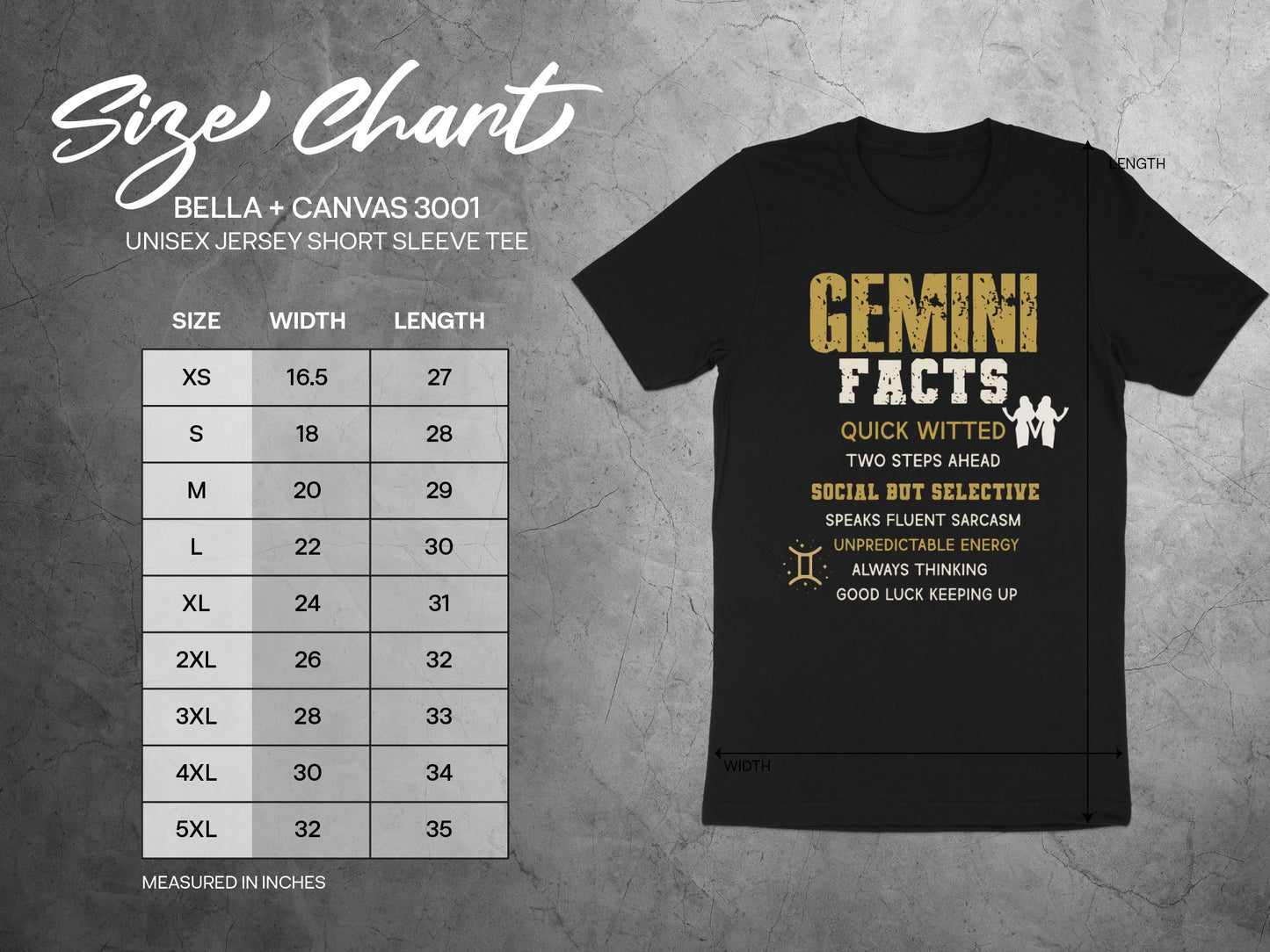 GEMINI FACTS Quick Witted Social But Selective Tee