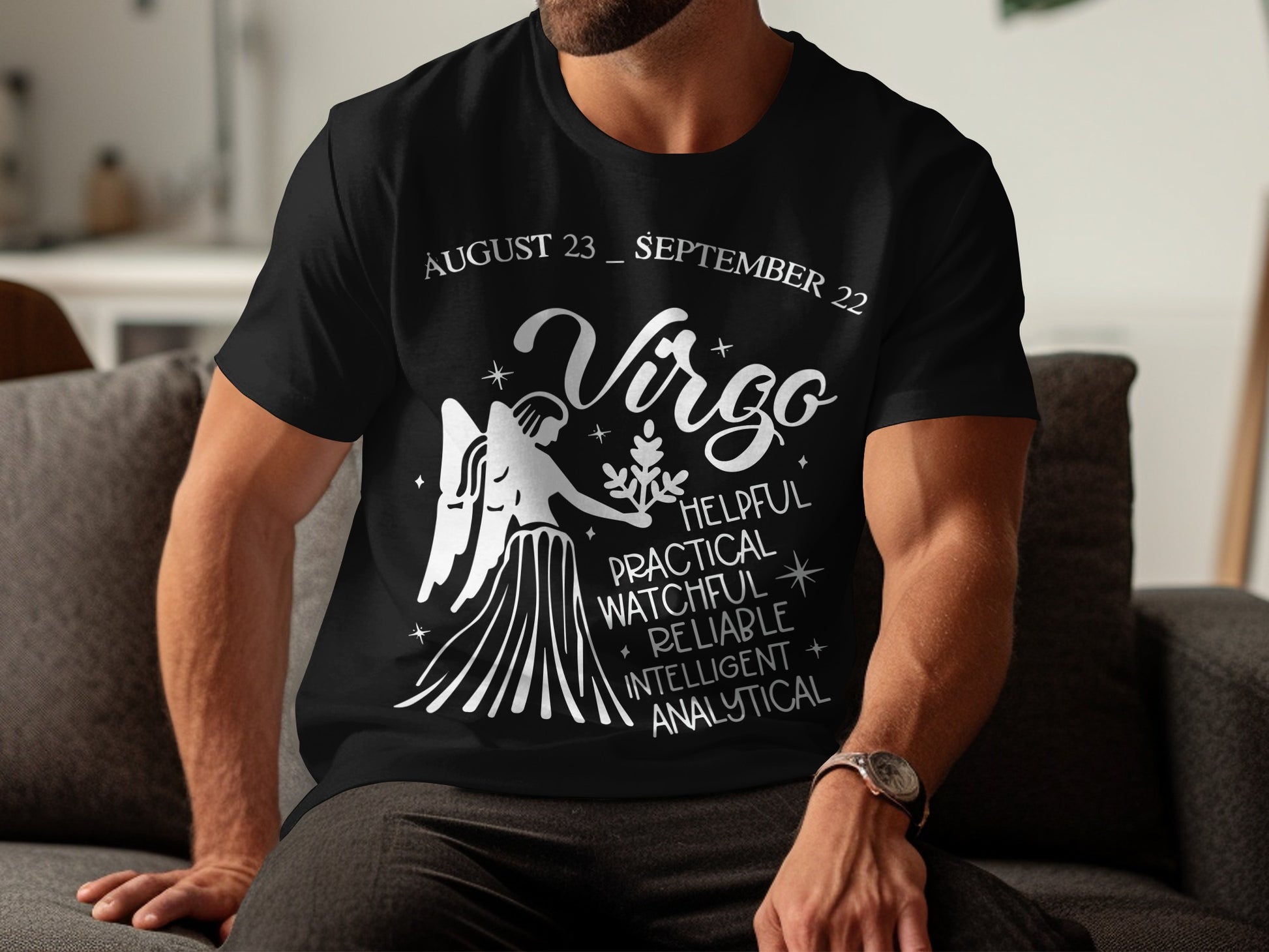 Virgo Zodiac Sign Astrology Tee Comfortable Shirt