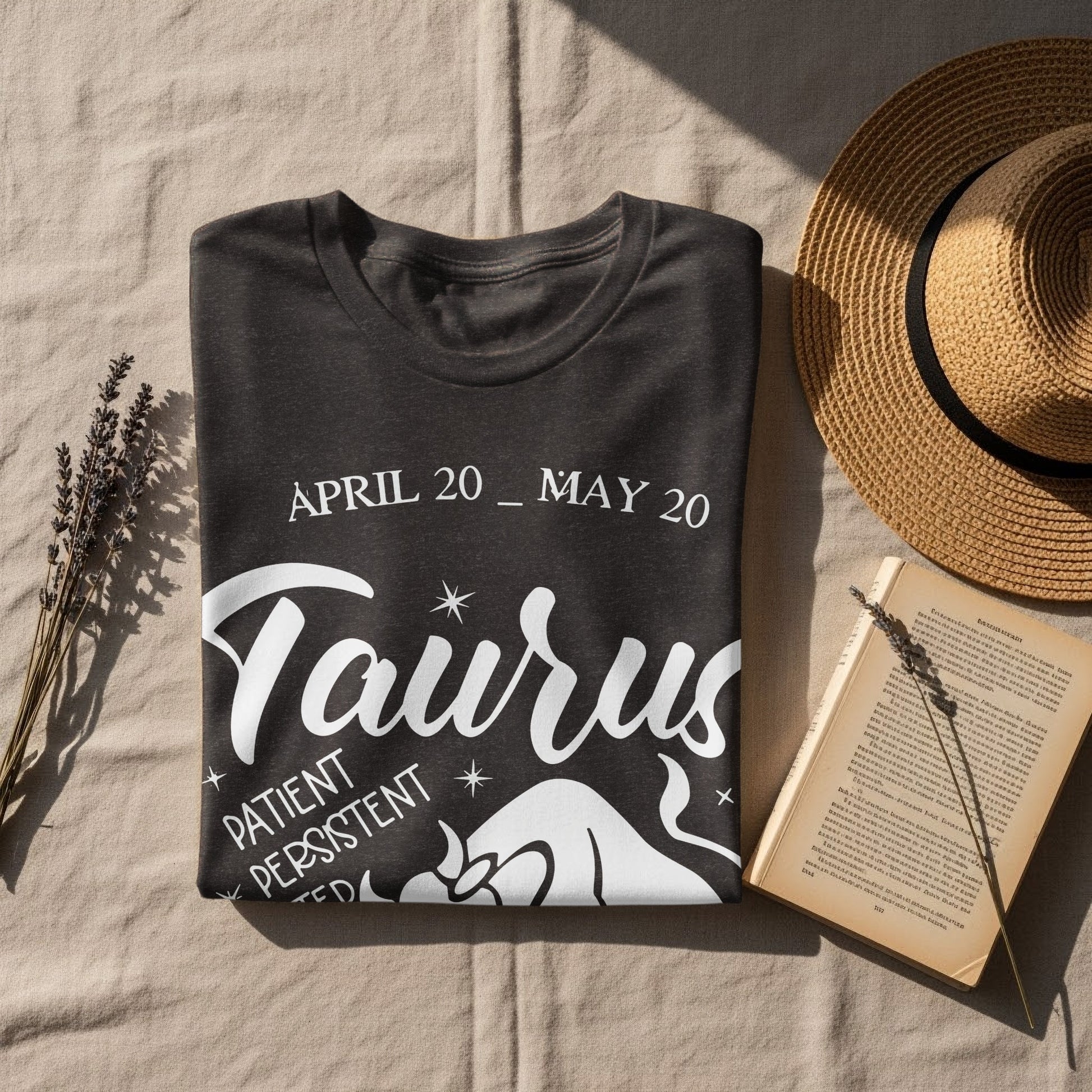 April 20 - May 20 Taurus Zodiac Sign T-shirt