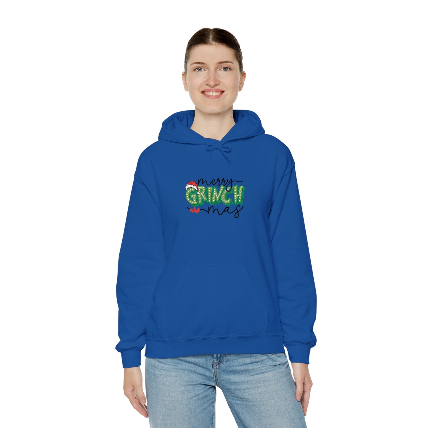 Merry Grinchmas Hoodie - Festive Green Grinch Christmas Sweatshirt - Unisex Holiday Gift