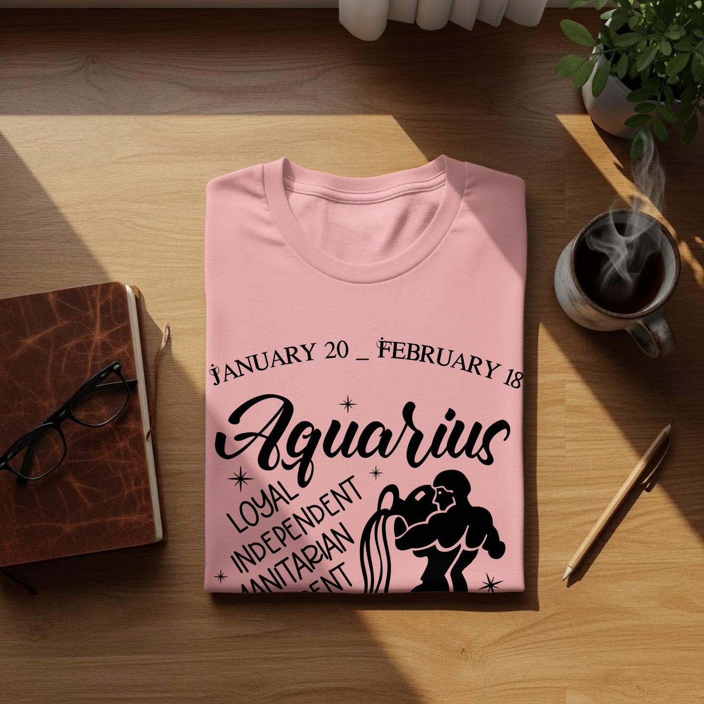 Aquarius Zodiac Sign January February T-Shirt