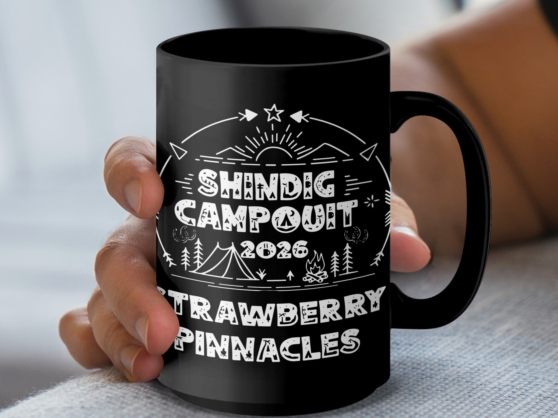 Shindig Campout 2026 Strawberry Pinnacles Mug