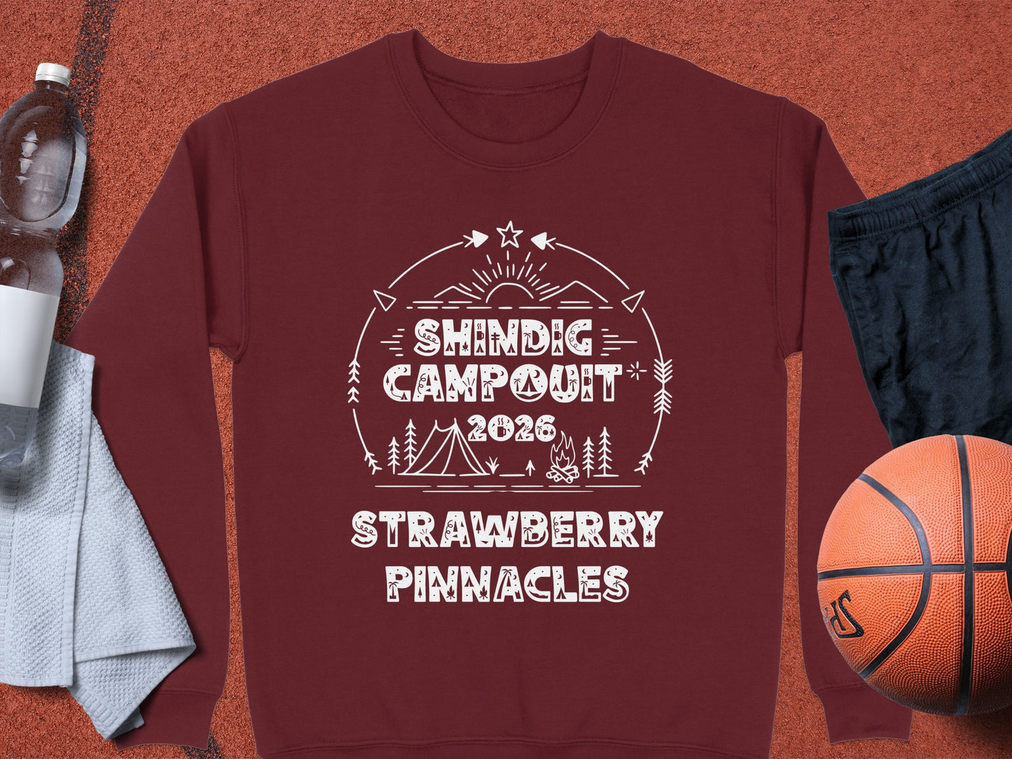 Shindig Campout 2026 Strawberry Pinnacles Sweatshirt