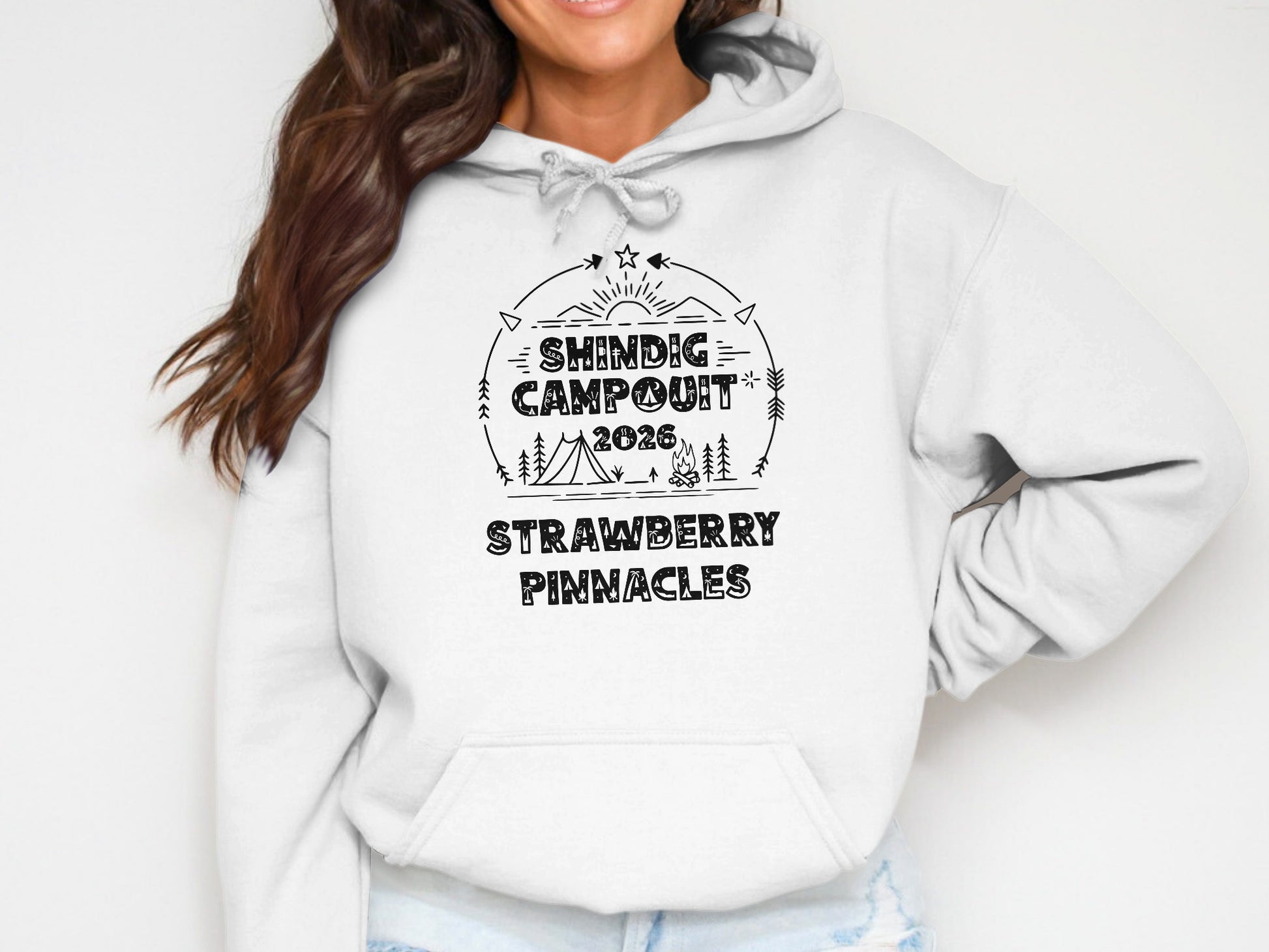 Shindig Campout 2023 Strawberry Pinnacles Hoodie