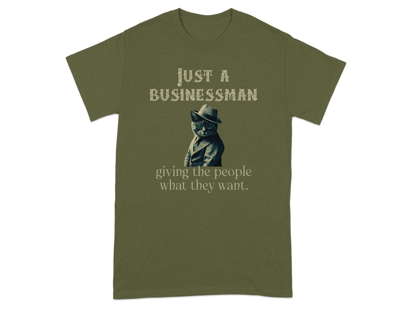 JUST A BUSINESSMAN giving the people product type