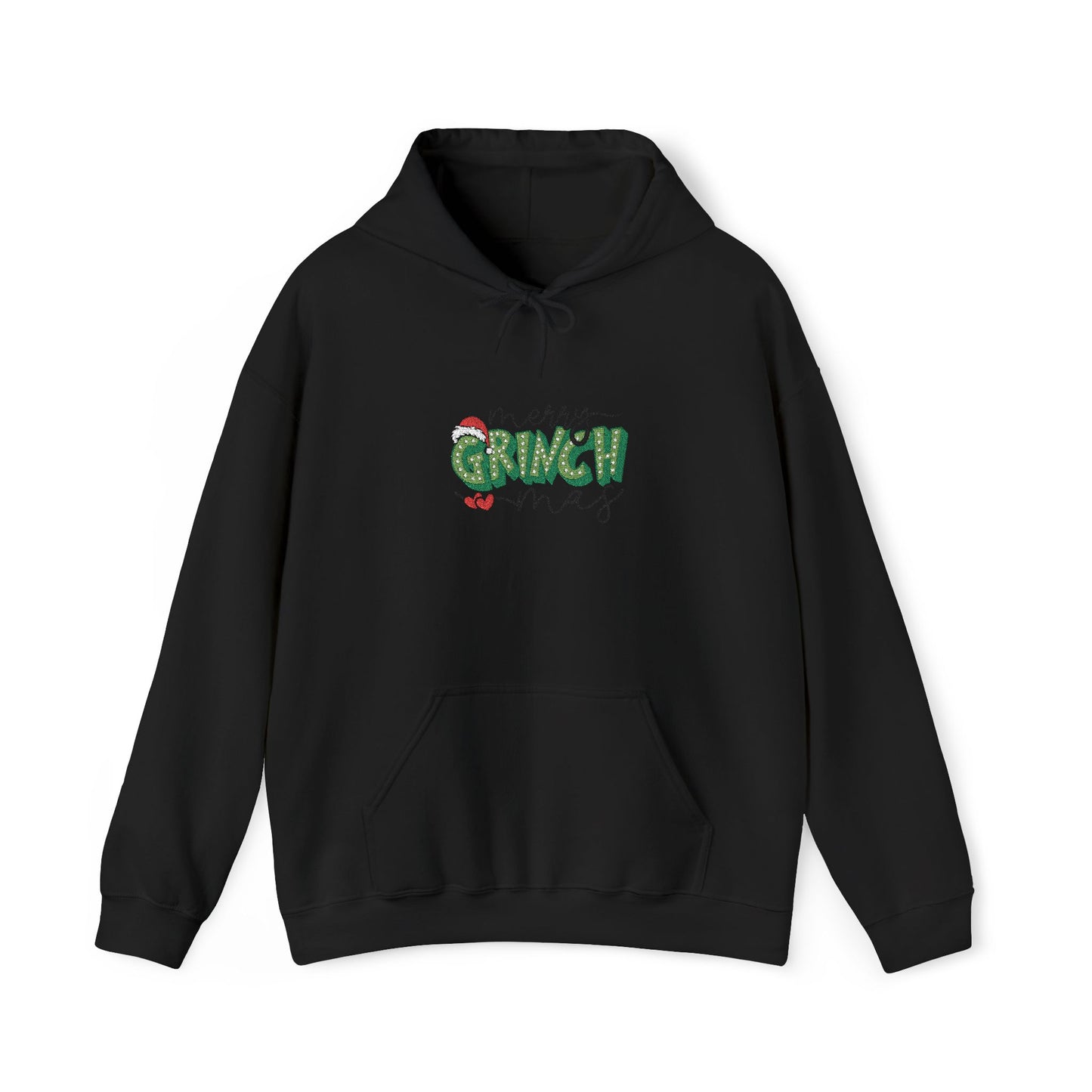 Merry Grinchmas Hoodie - Festive Green Grinch Christmas Sweatshirt - Unisex Holiday Gift