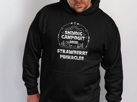 Shindig Campout 2026 Strawberry Pinnacles Hoodie