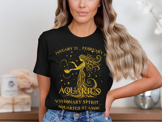 Visionary Spirit Aquarius Season January 20-February 18 Shirt