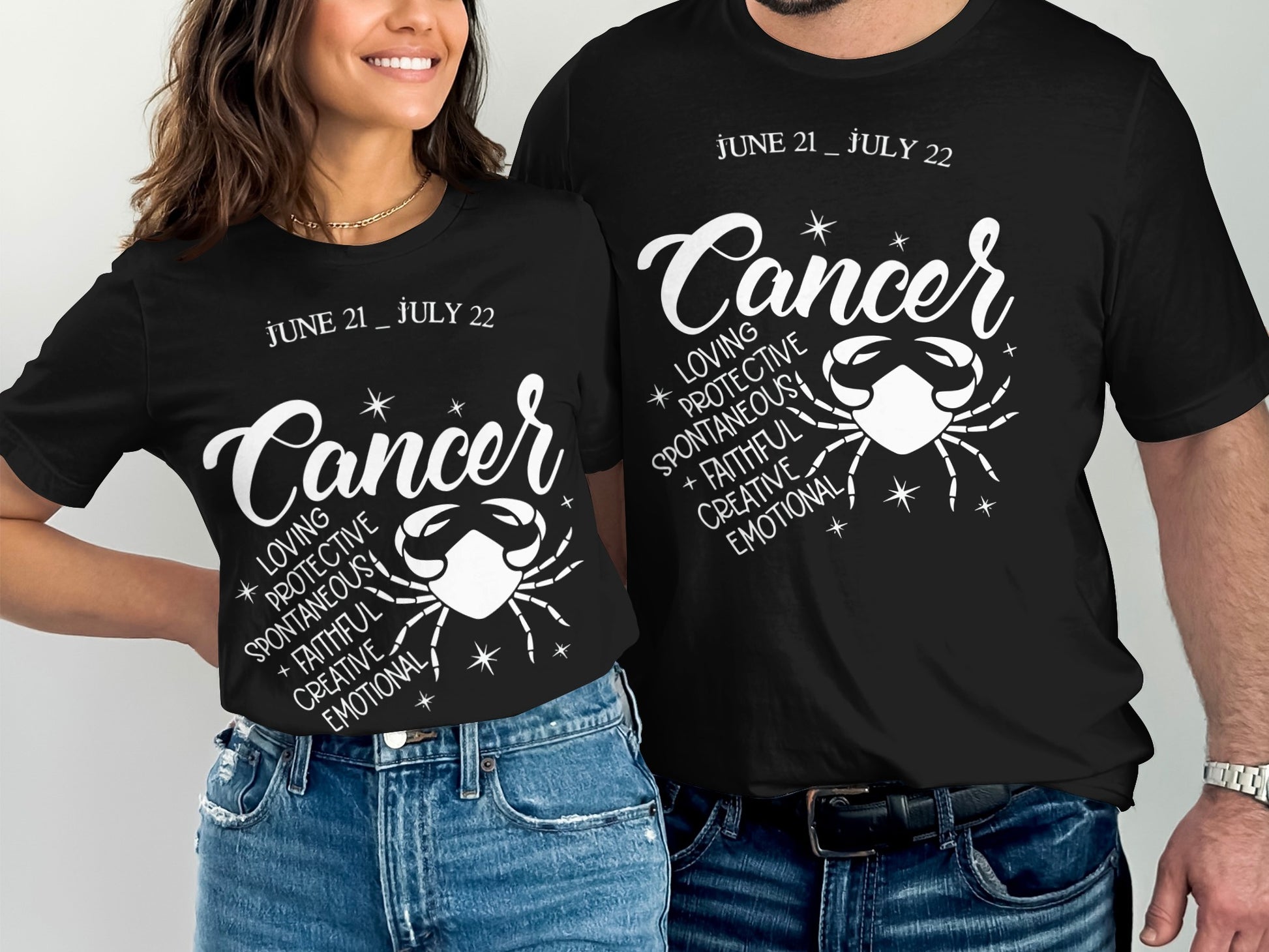 Cancer Zodiac Sign June July Dates Horoscope Shirt