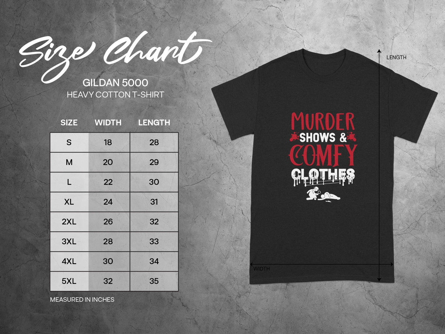Murder Shows And Comfy Clothes T-Shirt