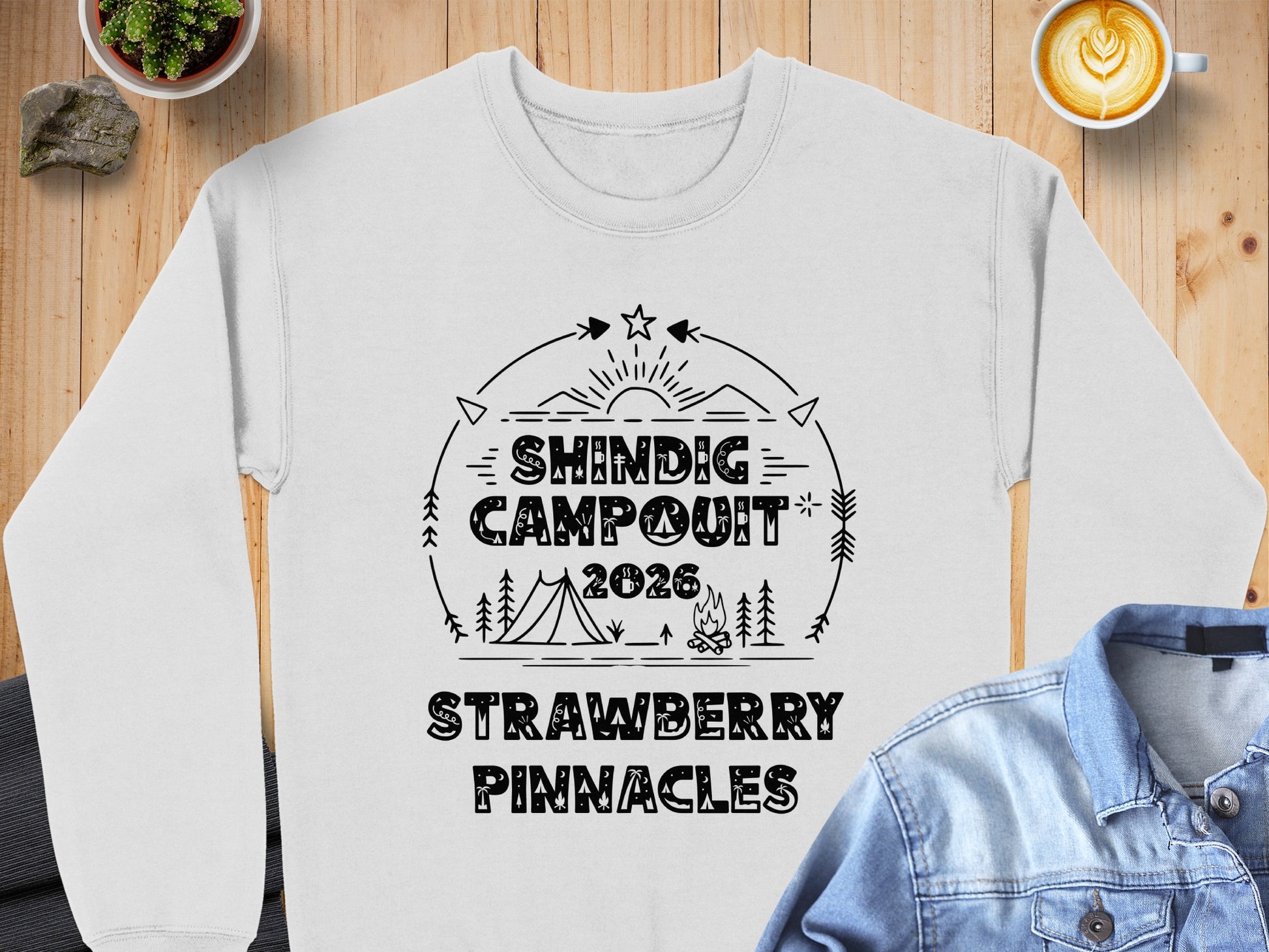 Shindig Campout 2026 Strawberry Pinnacles Sweatshirt