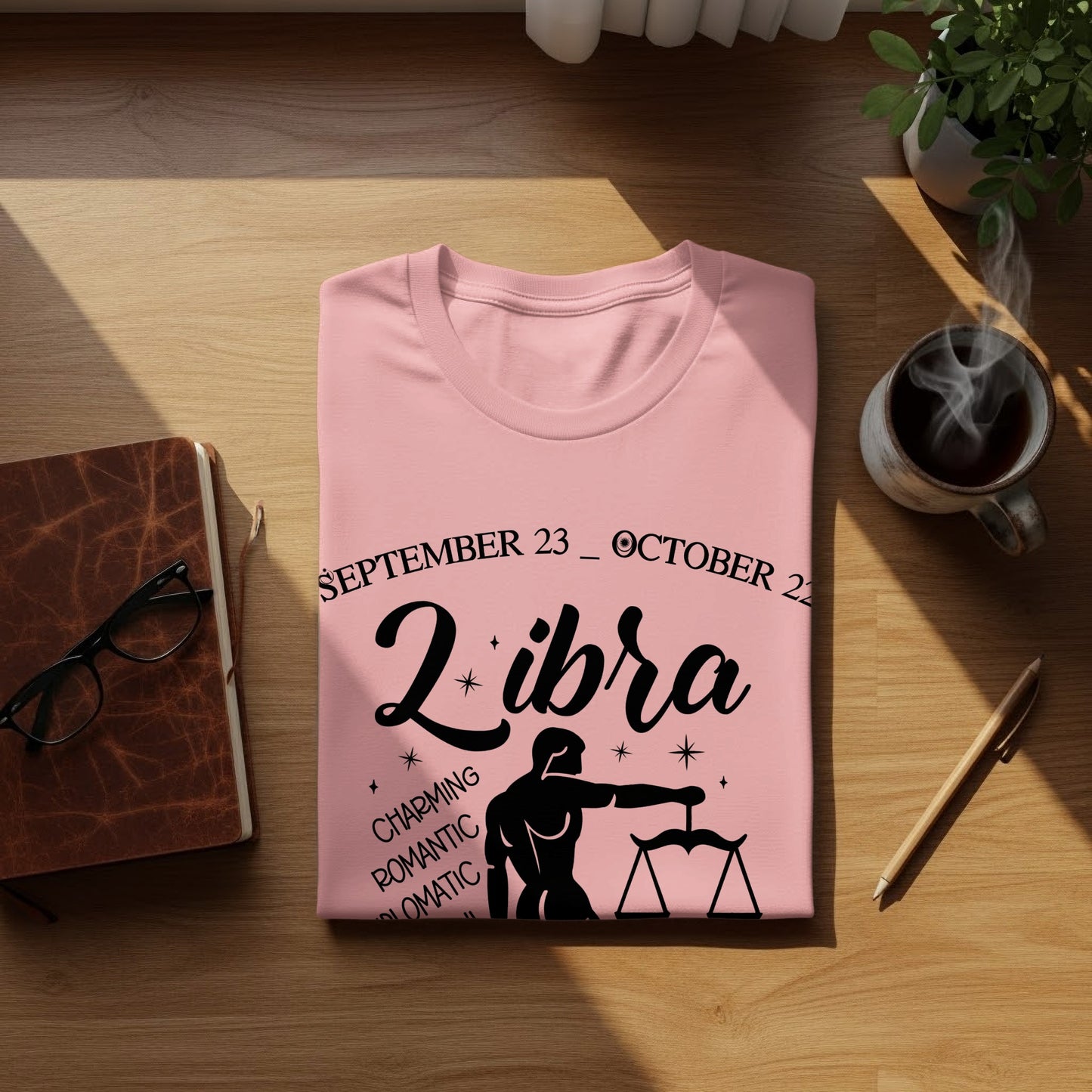 Libra September 23 October 22 Zodiac Sign T-shirt